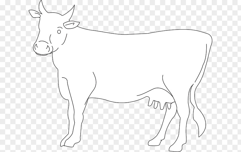 Cow Dairy Cattle Ox Drawing Clip Art PNG