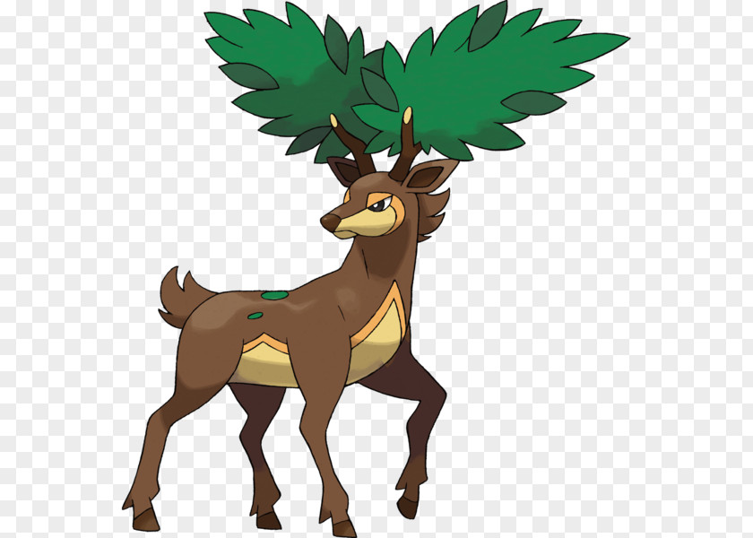Floral Deer Antlers Pokémon Black 2 And White Pokemon & Adventures Sawsbuck PNG