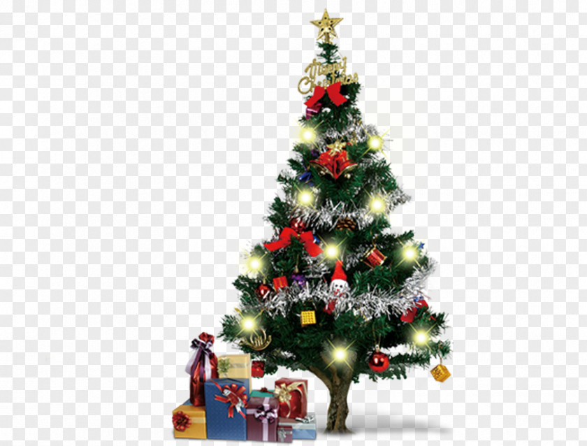 Christmas Tree Santa Claus Ornament Decoration PNG
