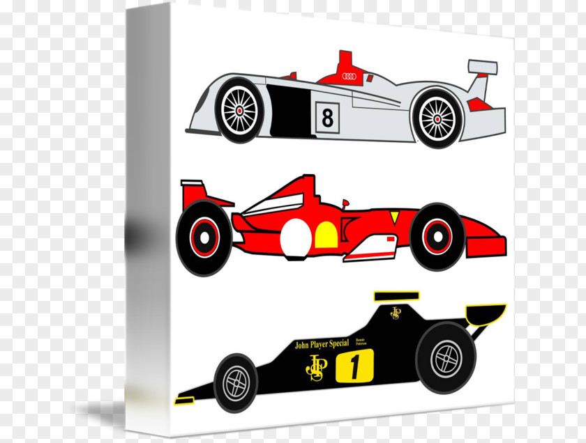 Formula 1 One Car Racing Model PNG