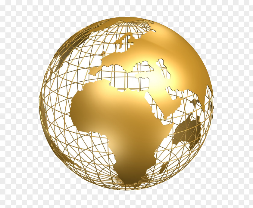 Golden Globe Award World Map PNG