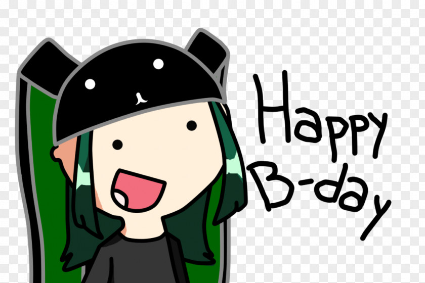 Happy B Day Logo Human Behavior Headgear Font PNG