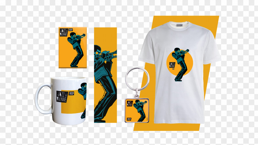 Jazz Festival Poster 2018 à Vienne Musée Gallo-romain De Saint-Romain-en-Gal T-shirt Merchandising PNG