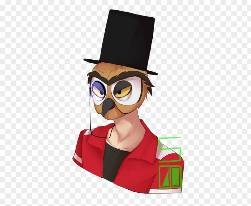 Owl Glasses Character Clip Art PNG