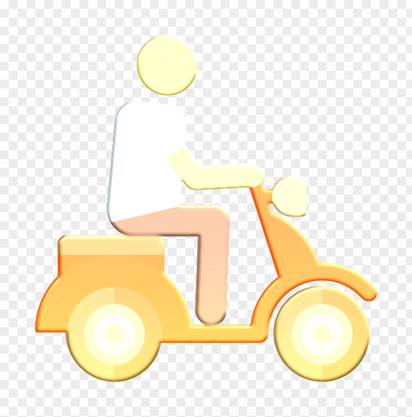 Scooter Icon Urban City Pictograms PNG