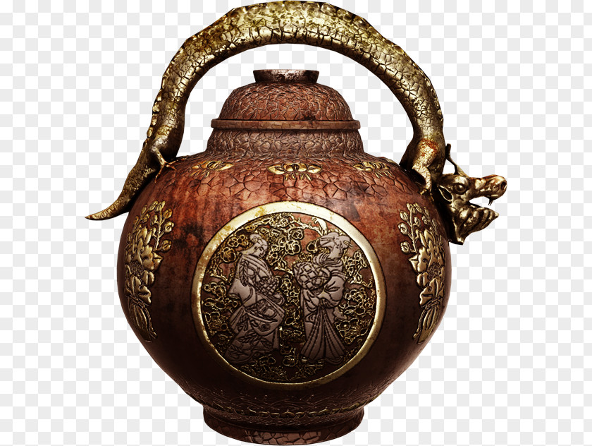 Vase Copper Urn PNG