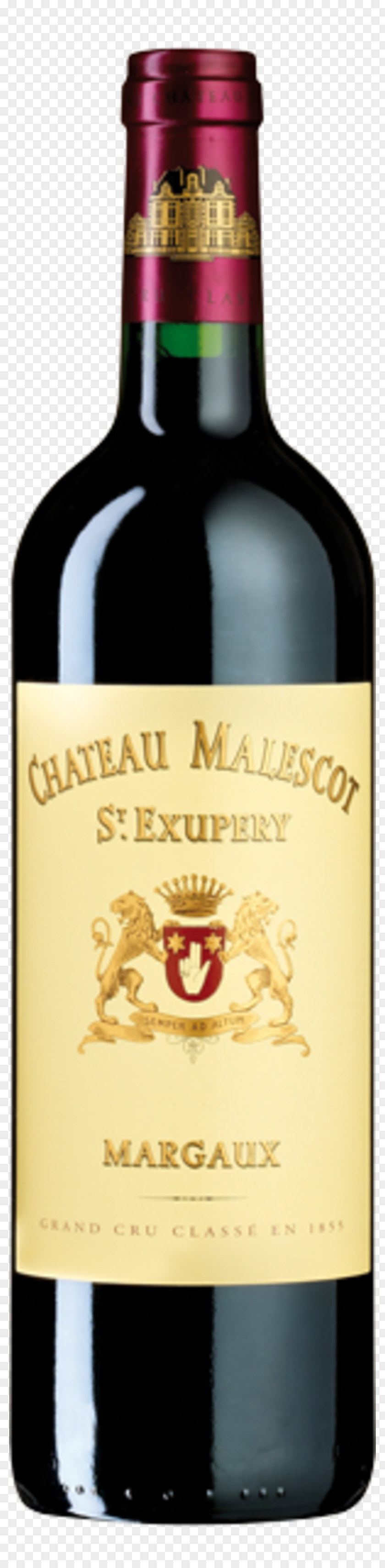 Wine Château Malescot St. Exupéry Liqueur Margaux AOC PNG
