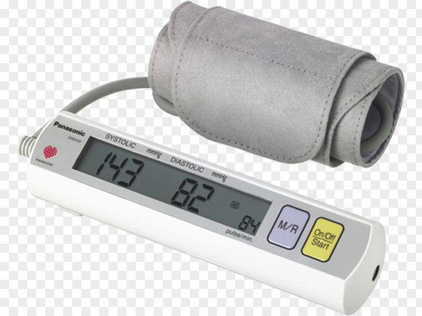Arm Sphygmomanometer Panasonic Blood Pressure Liquid-crystal Display PNG