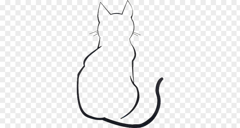 Cat Whiskers Silhouette Drawing Clip Art PNG