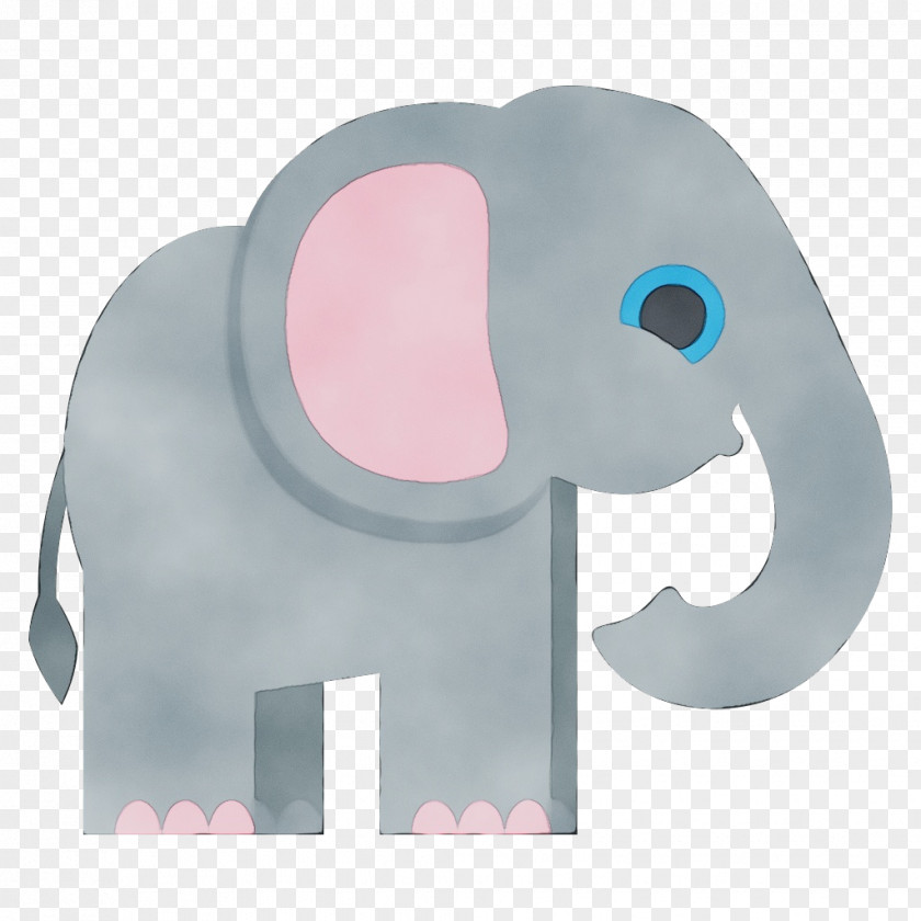 Logo Turquoise Indian Elephant PNG