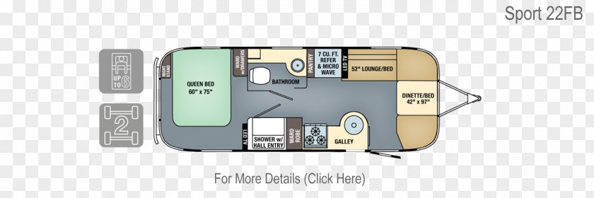 Airstream Caravan Campervans Floor Plan House PNG