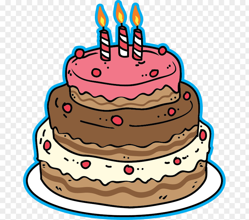 Birthday Cake Chocolate Party PNG