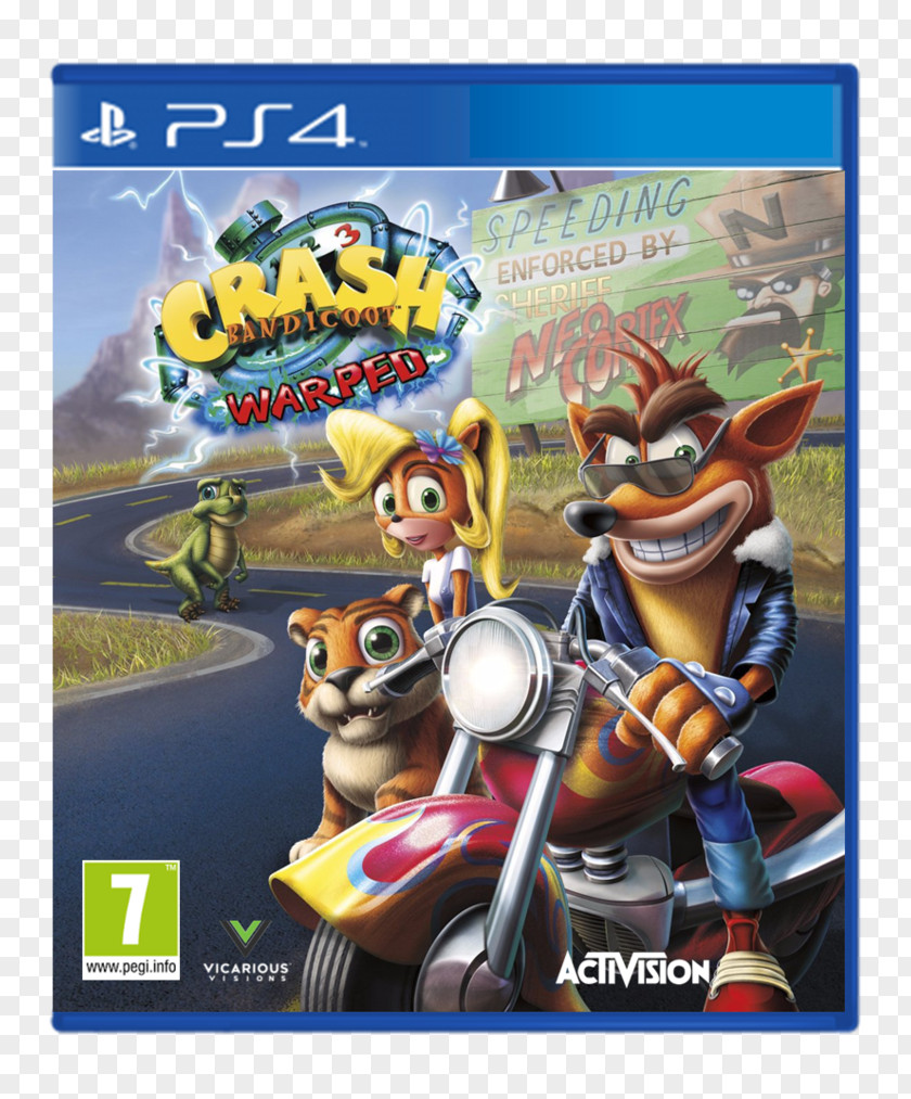 Crash Bandicoot Bandicoot: Warped N. Sane Trilogy 2: Cortex Strikes Back PlayStation 4 PNG