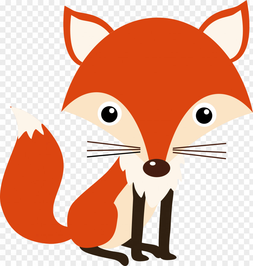 Fox Vector Woodland Nursery Idea Baby Shower Animal PNG