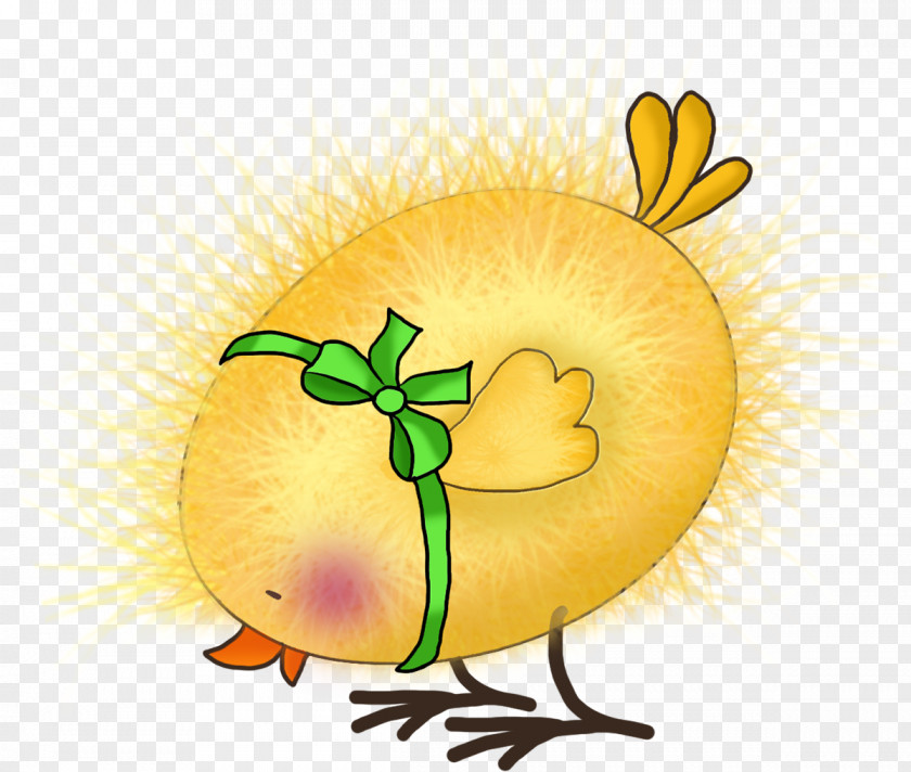 Happy Easter Chicken Paper Clip Art PNG