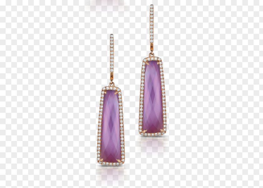 Pearl Earrings Amethyst Earring Purple PNG