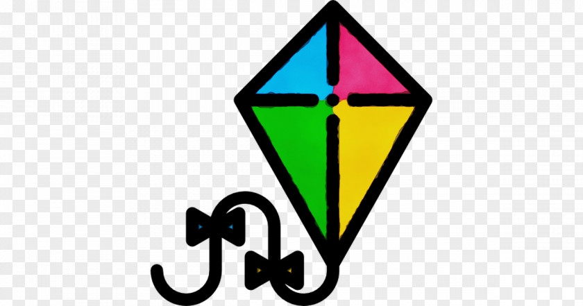 Triangle Logo Yellow Area Meter PNG