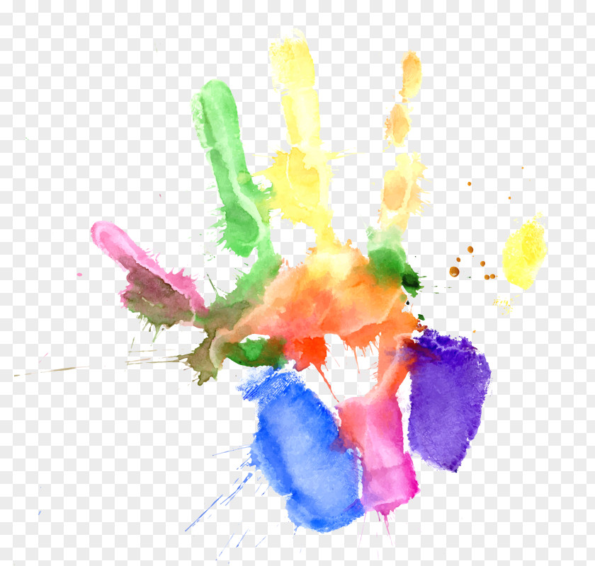 Watercolor Hand Painted Royalty-free Color PNG