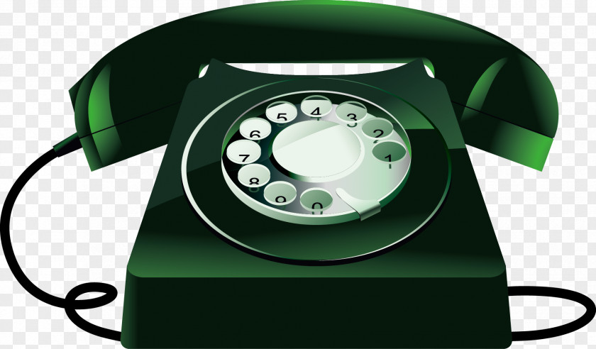 Green Phone Telephone VoIP Euclidean Vector PNG