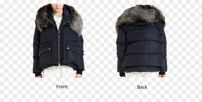 Ms. Sided Jacket Coat Overcoat Fur Moncler PNG