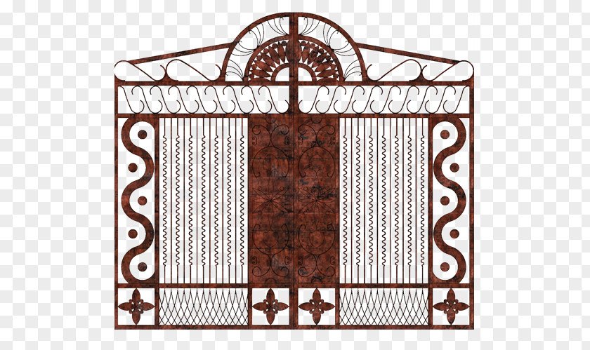 Retro Do The Old Wrought Iron Entrance Doors Door Gate PNG