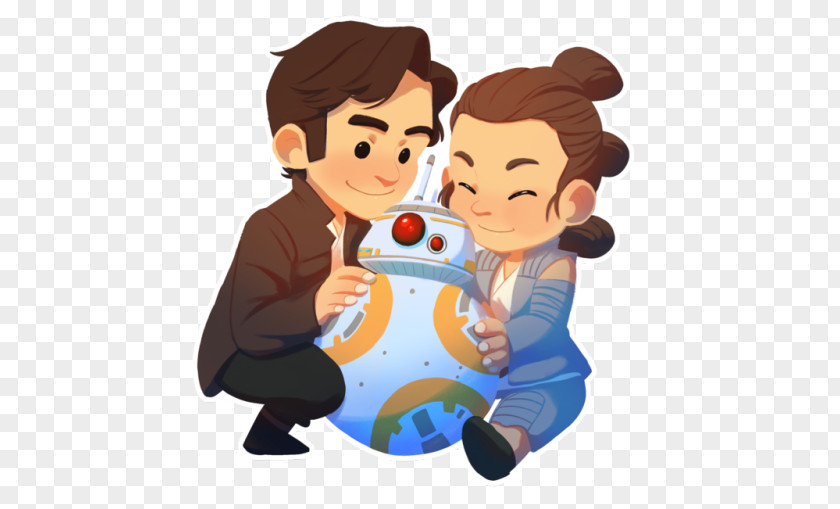 Star Wars Rey Kylo Ren Poe Dameron BB-8 Finn PNG