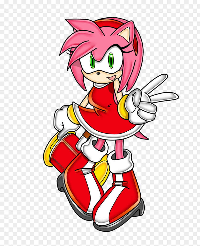 Amy Rose Sonic Generations Coloring Book Drawing PNG