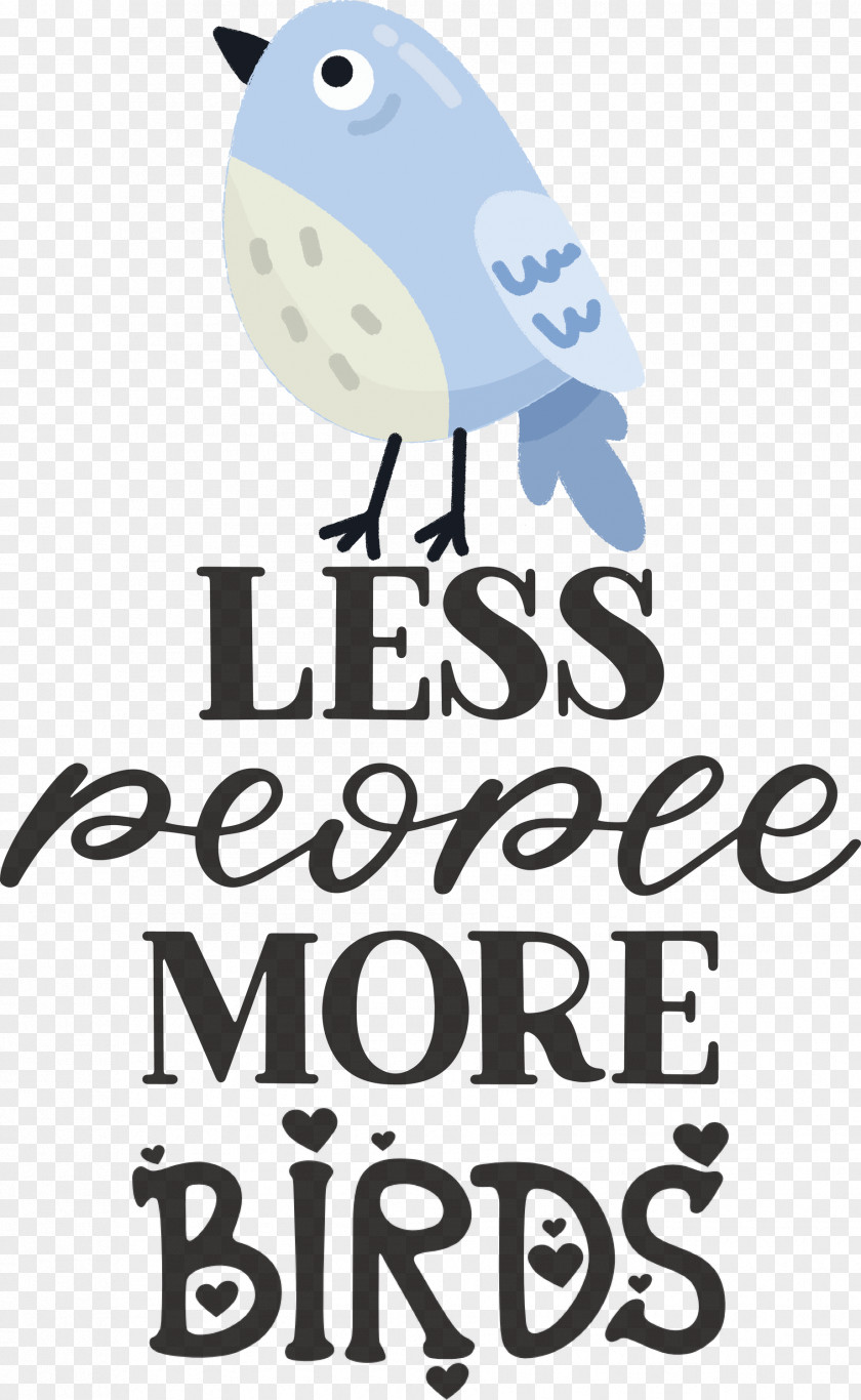 Less People More Birds PNG