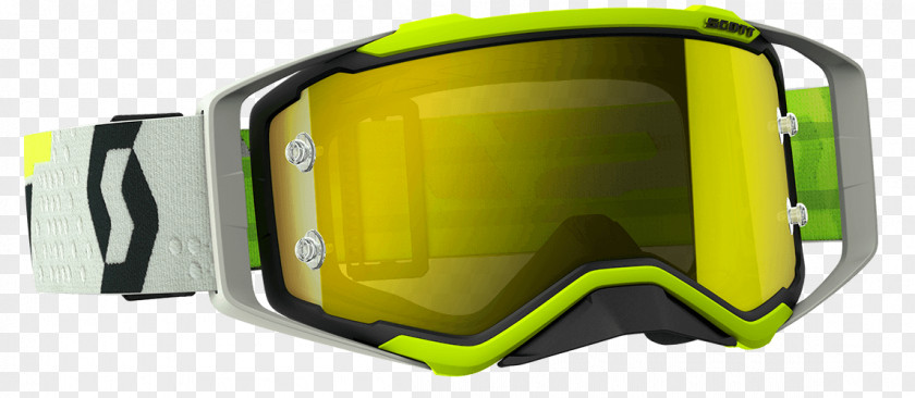 Prospect Scott Sports Goggles Eyewear Beige Motocross PNG