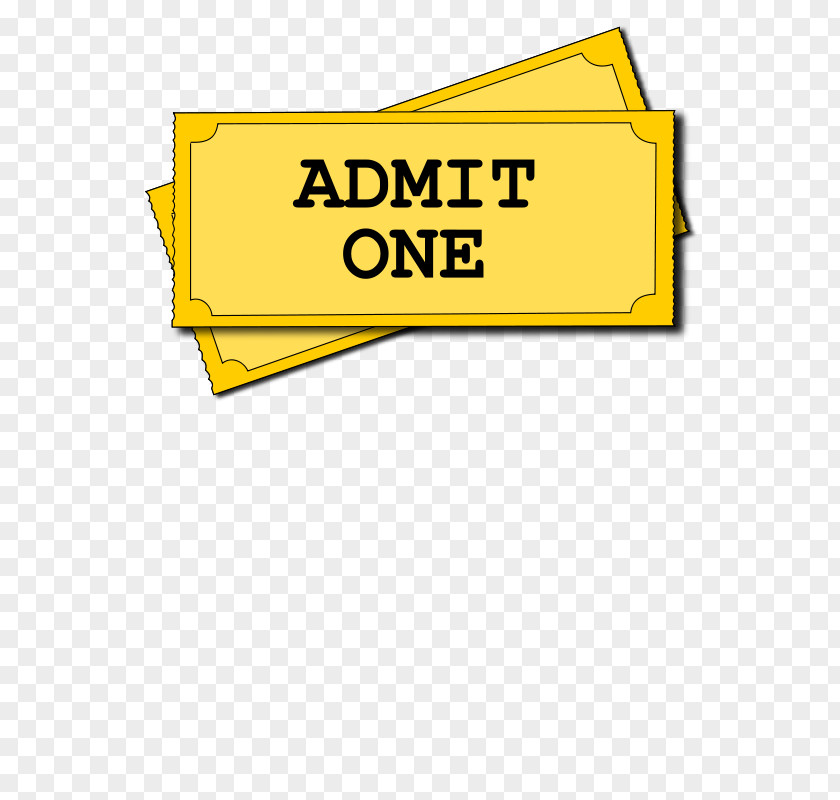 Ticket Stub Cinema Film Clip Art PNG
