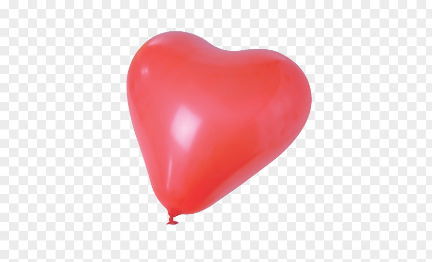 Balloon Toy Red Heart Gas PNG