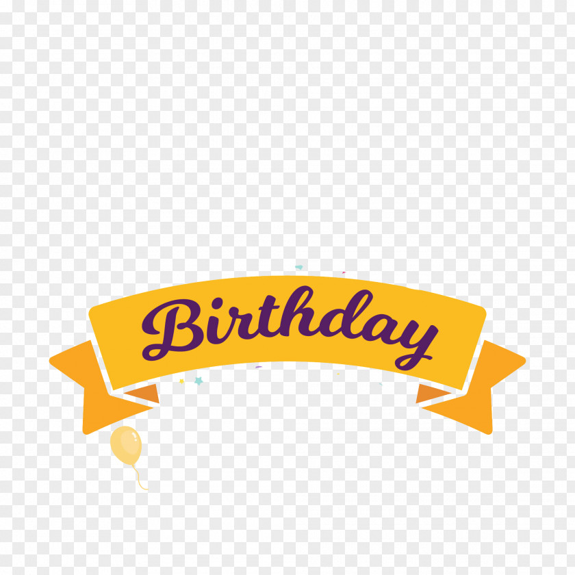 Birthday Logo Clip Art Image PNG