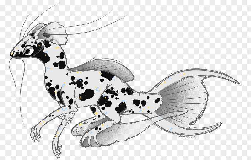 Cat Dalmatian Dog Line Art Mammal Drawing PNG