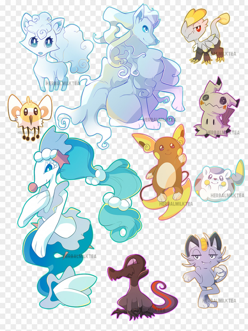 Seahorse Pokémon Sun And Moon Alola Meowth Vulpix PNG