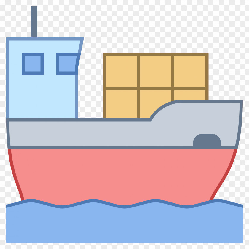 Ship Water Transportation Cargo Container PNG
