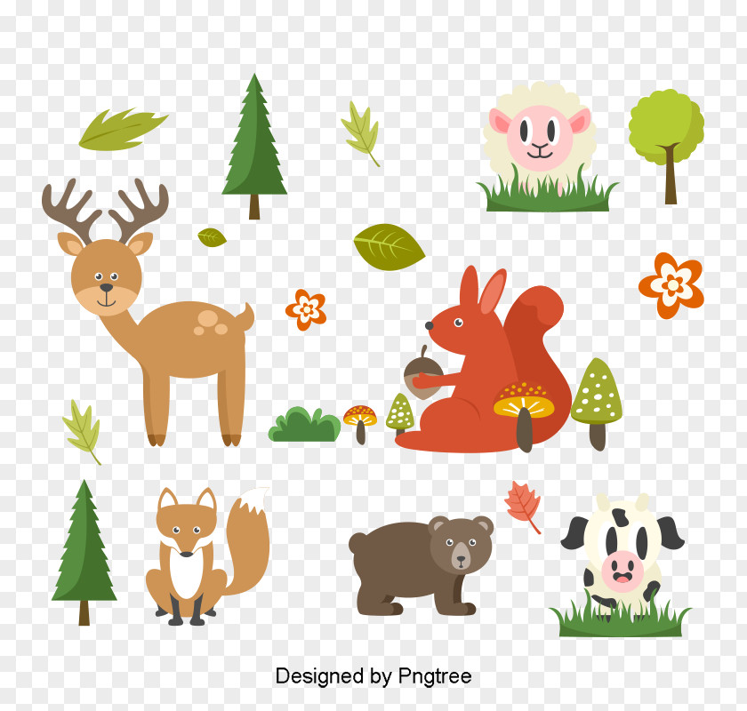 Animels Vector Cattle Graphics Clip Art Farm PNG