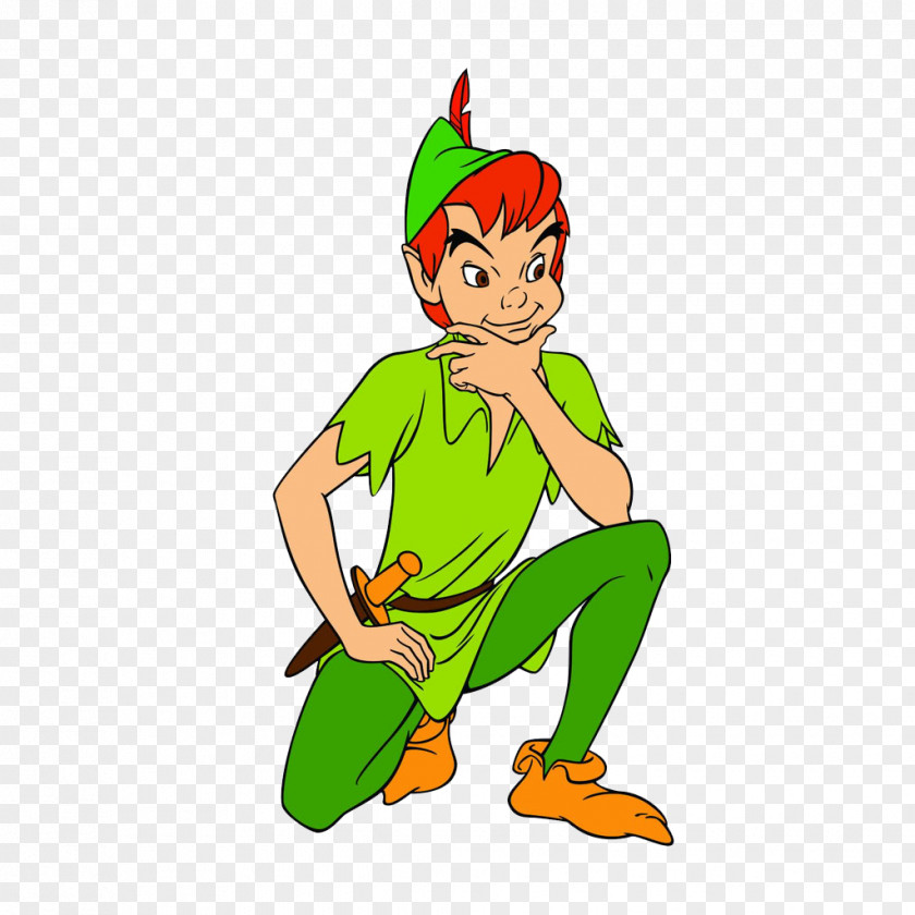 Cartoon Thinking Of Peter Pan And Wendy Tinker Bell Darling Tiger Lily PNG