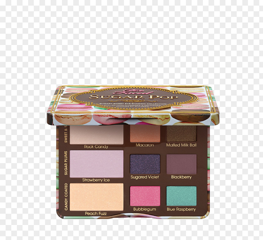 Eye Too Faced Peanut Butter & Jelly Shadow Palette Cat Eyes Cosmetics Sugar Pop PNG