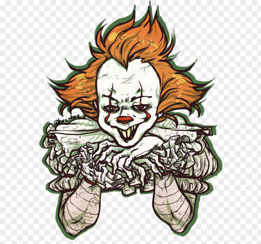 Pennywise The Clown It Cartoon Comics Drawing PNG