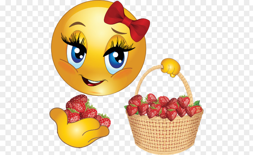 Strawberry Cartoon Smiley Emoticon Clip Art PNG