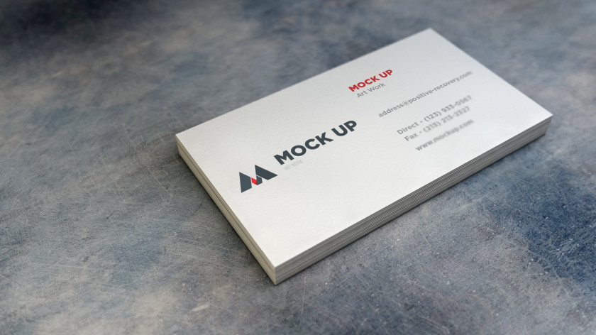 Business Card Mockup Cards Logo PNG