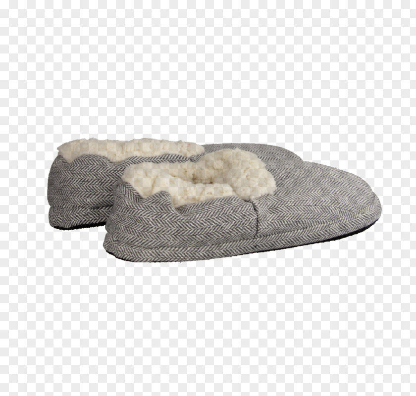 Couching Slipper Shoe Beige Fur PNG