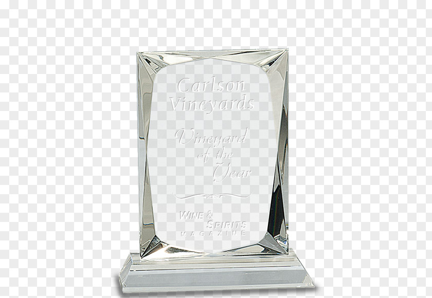 Crystal Trophy Promotional Merchandise Glass Advertising PNG
