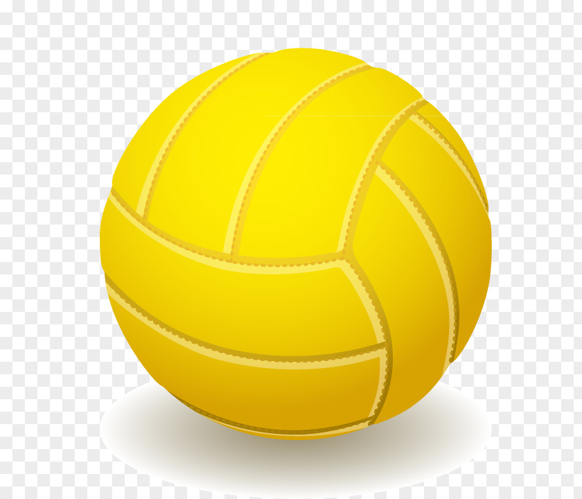 Hand-painted Vector Volleyball Beach Vecteur PNG
