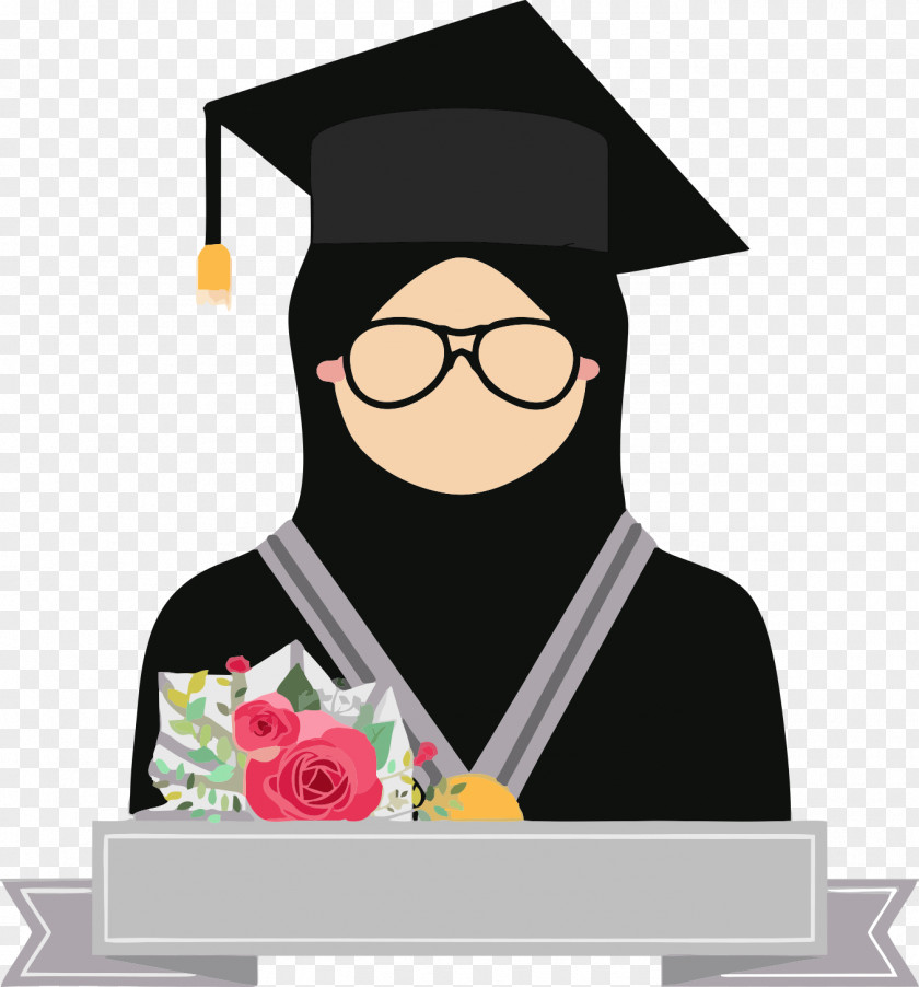 Islam Quran Hijab Cartoon Drawing PNG