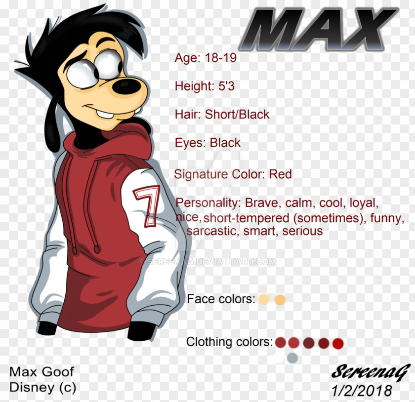 Max Goof Goofy DeviantArt Fan Art PNG