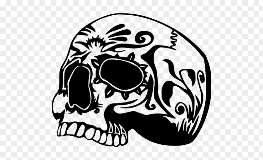 Skull Wall Decal Calavera Sticker PNG