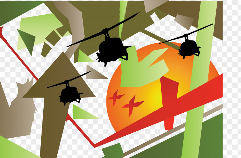 Air Helicopter Vector Graphic Design Illustration PNG