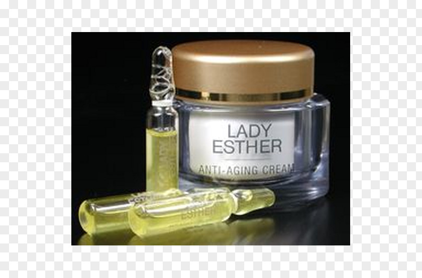 Anti Aging Kosmetik Studio Fatemeh Lajevardi(Liliencosmetic) Lady Esther GmbH Cosmetics Anti-aging Cream Glass Bottle PNG