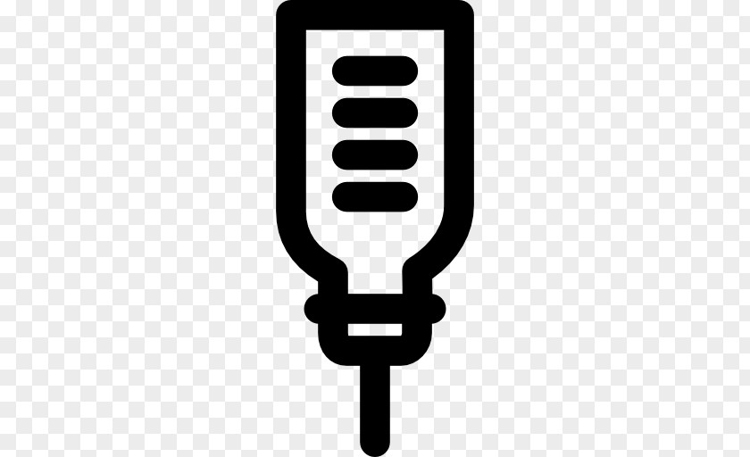 Blood Transfusion Microphone Line Font PNG